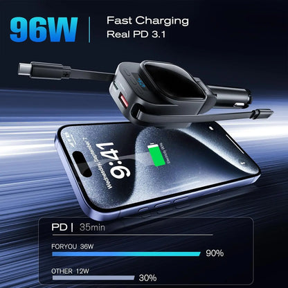 Retractable Charger 4-in-1